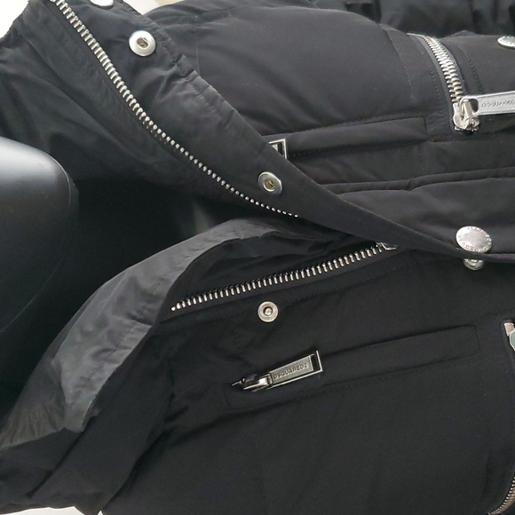 DSquared2 Black Down Puffer Bracelet Length Sleeves - Picture 3 of 12